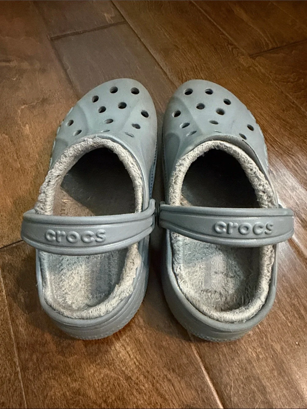 Boys CROCS Clog Shoes with Fleece Lining